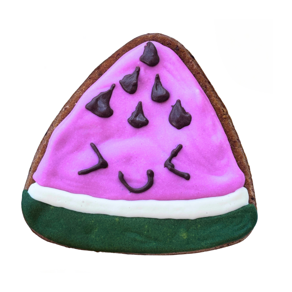 "Watermelon" Gluten-Free Peanut Butter, Banana + Cinnamon Dog Treat