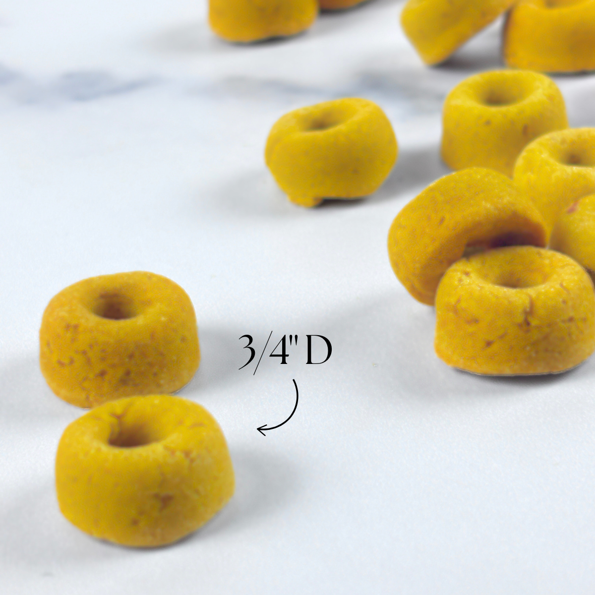 Daisy Loops "Ginger Snaps" Sweet Potato, Peanut Butter + Ginger Gluten-Free Dog Treats
