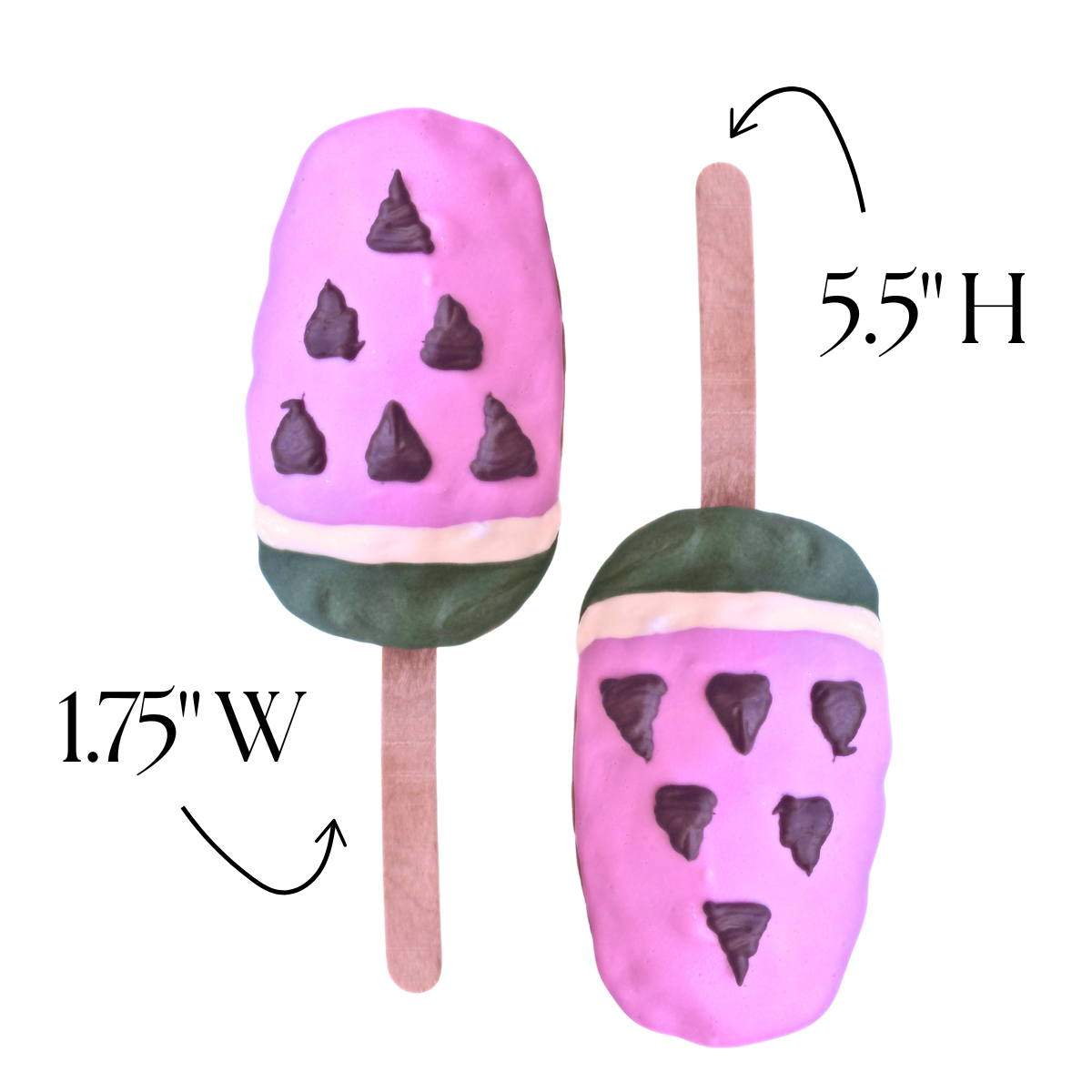 "Watermelon" Cake Pops for Dogs | Gluten-Free Peanut Butter, Banana + Cinnamon Dog Treat