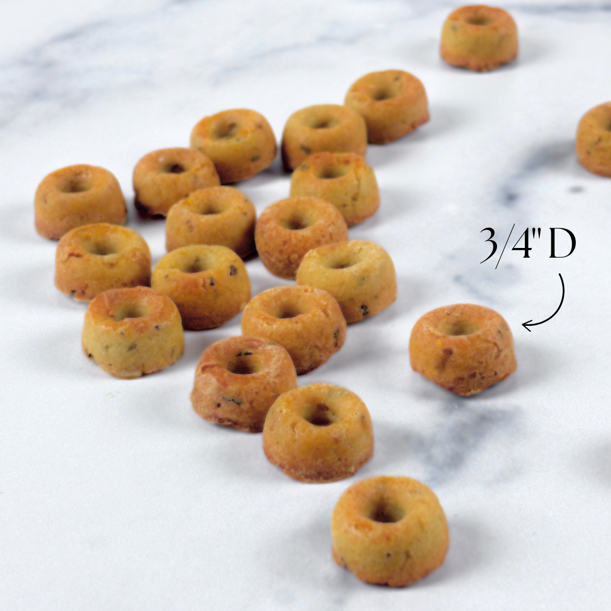 Daisy Loops "Roasted Chicken, Apple + Rosemary" Gluten-Free Dog Treats