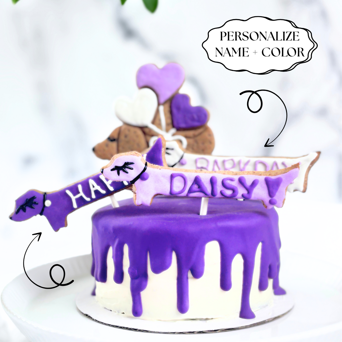 Happy BarkDay Cake | Personalized Dog Birthday Cake
