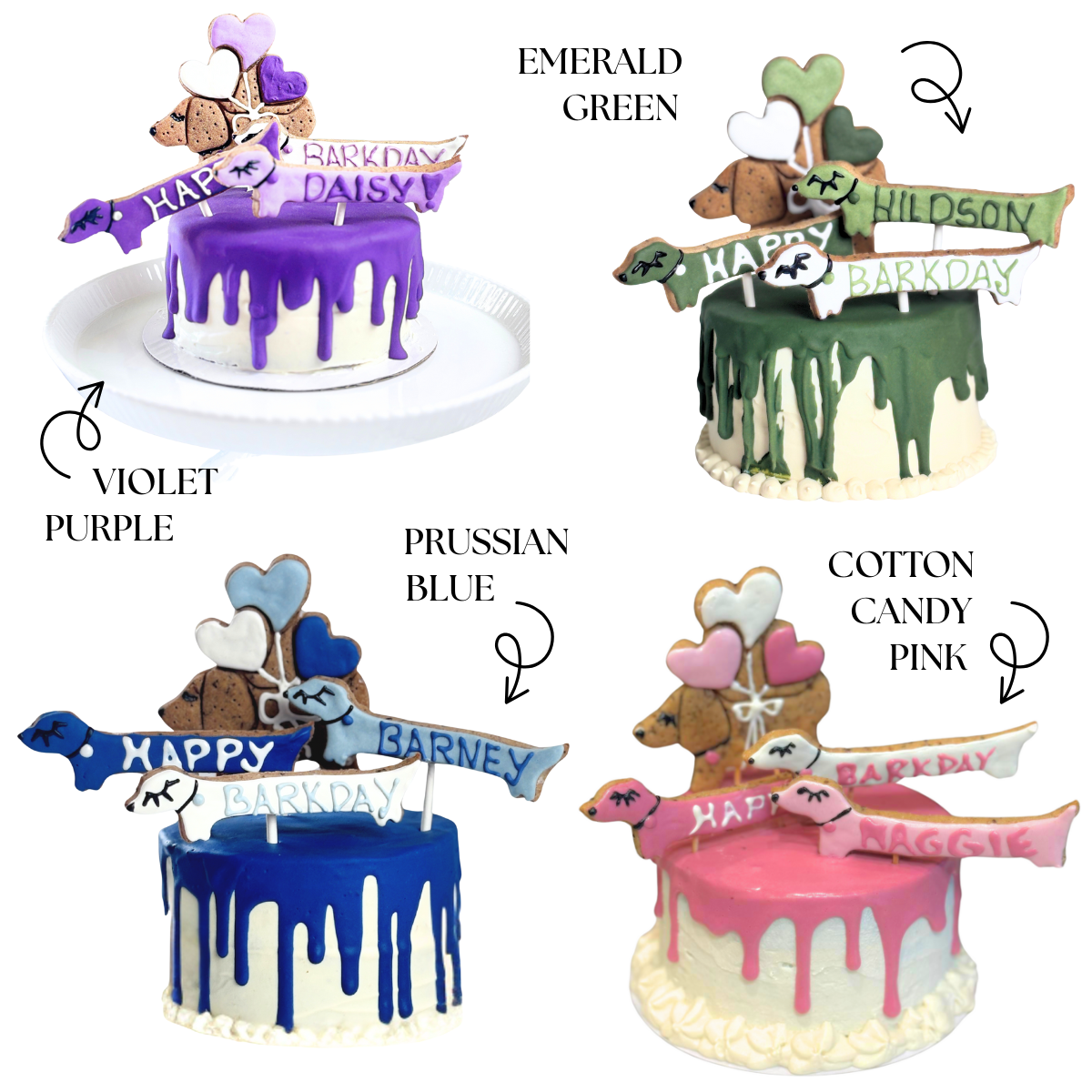 Happy BarkDay Cake | Personalized Dog Birthday Cake