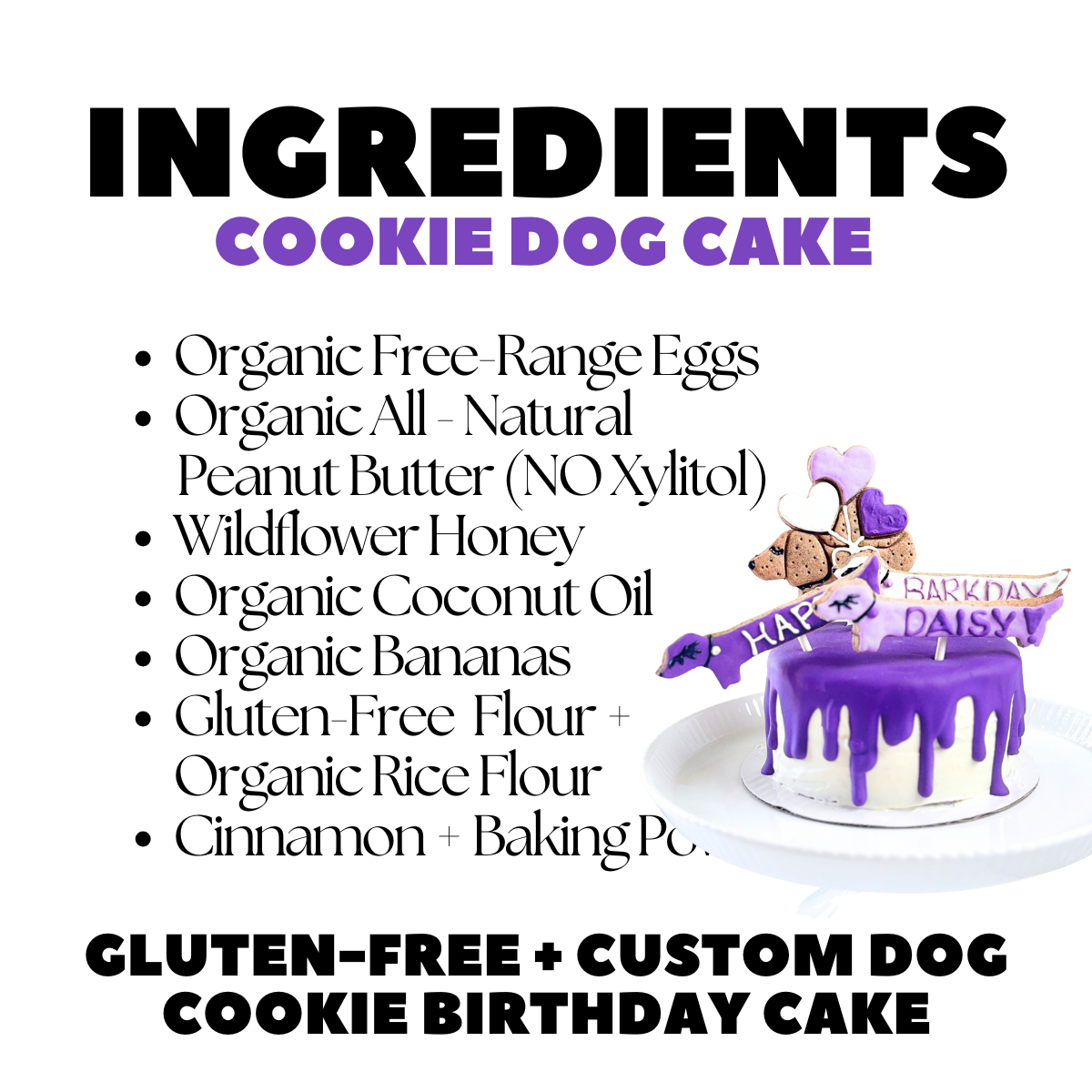 Happy BarkDay Cake | Personalized Dog Birthday Cake