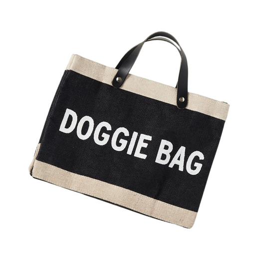 Black Mini Market Tote | Doggie Bag