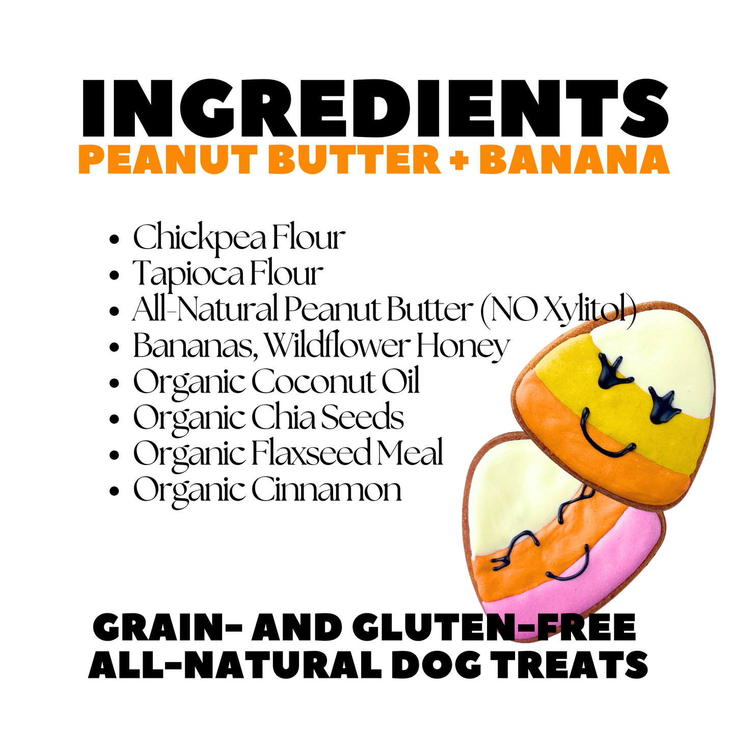 Halloween Candy Corn Dog Treats — Grain & Gluten-Free, Handmade