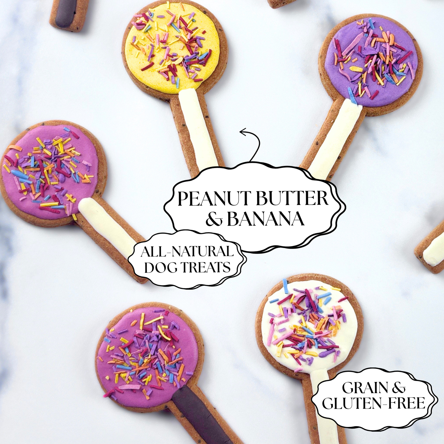 LolliPop Dog Treats — Grain & Gluten-Free, Handmade