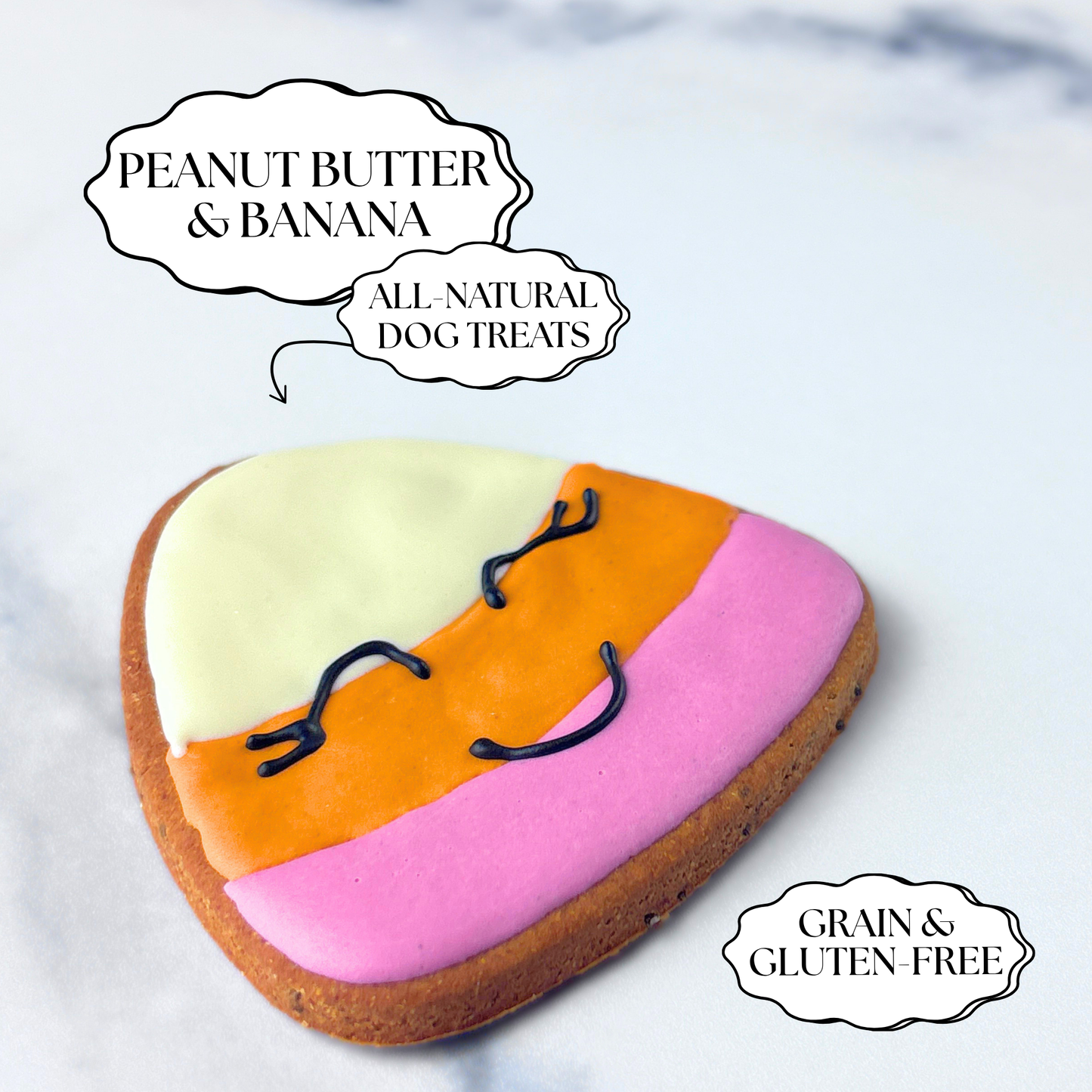 Halloween Candy Corn Dog Treats — Grain & Gluten-Free, Handmade