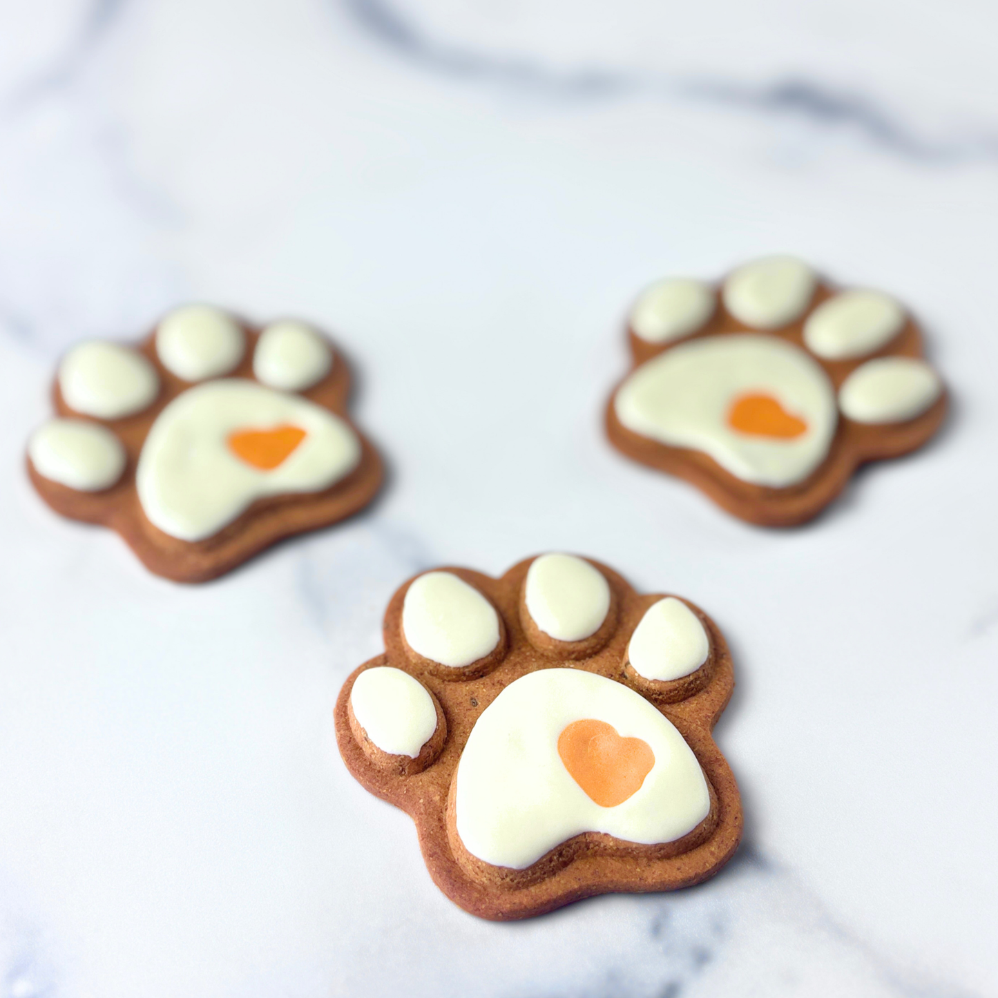 Fall Paw Print Dog Treats — Grain & Gluten-Free, Handmade