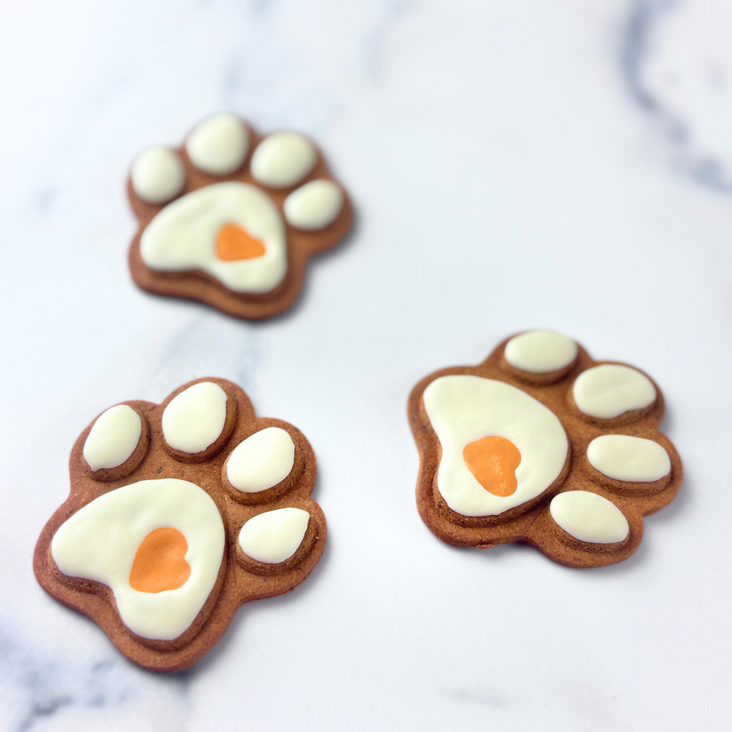 Fall Paw Print Dog Treats — Grain & Gluten-Free, Handmade