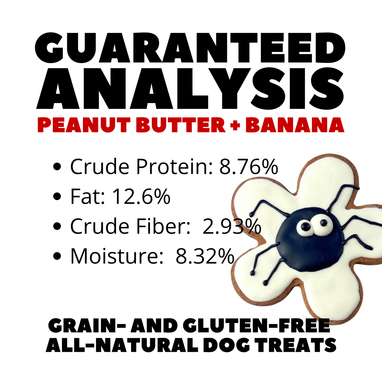 Halloween Spider Dog Treats — Grain & Gluten-Free, Handmade