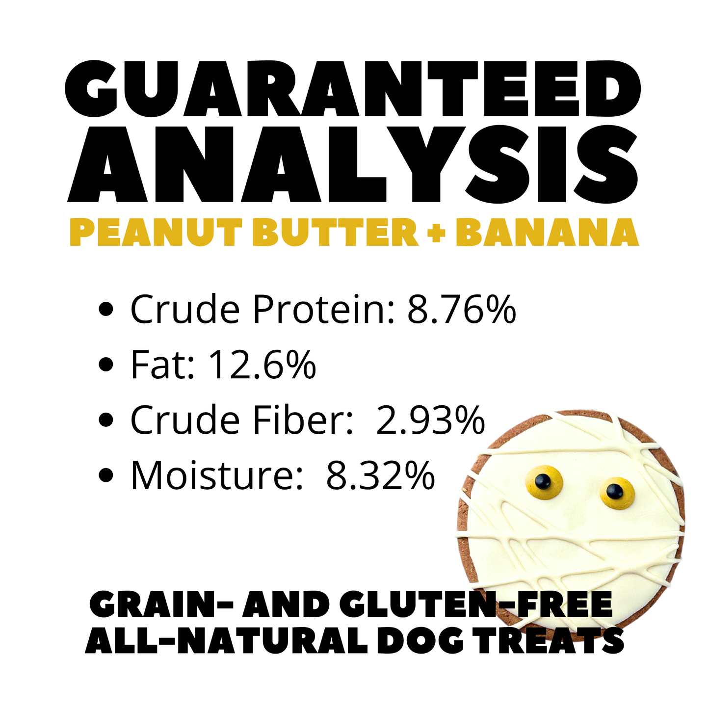 Halloween Mummy Dog Treats — Grain & Gluten-Free, Handmade