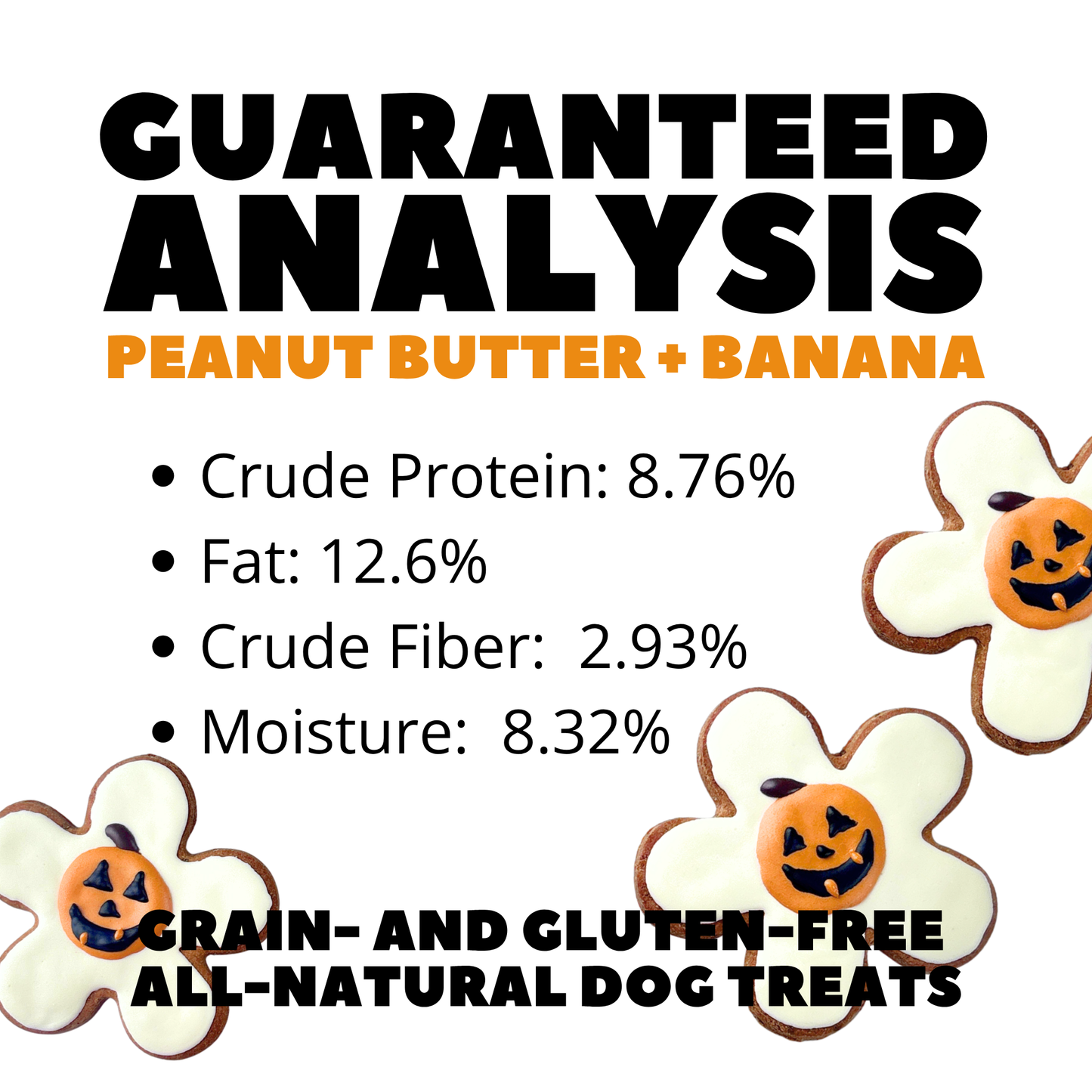 Halloween Pumpkin Dog Treats — Grain & Gluten-Free, Handmade