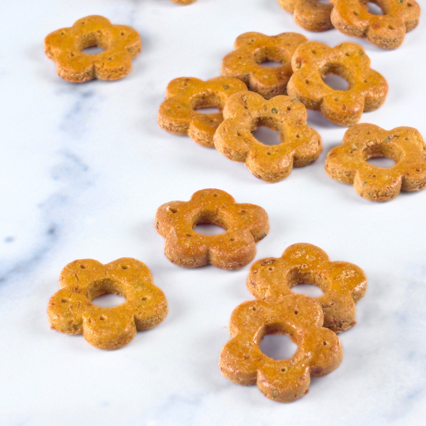 grain free gluten free chicken dog treats hand cut artisan small batch daisy bites