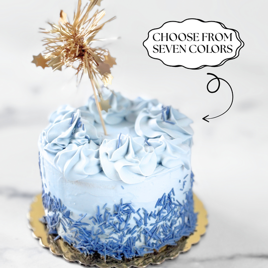 Blue Custom Dog Birthday Cake for Dogs from Daisy Bites Dog Bakery New Orleans
