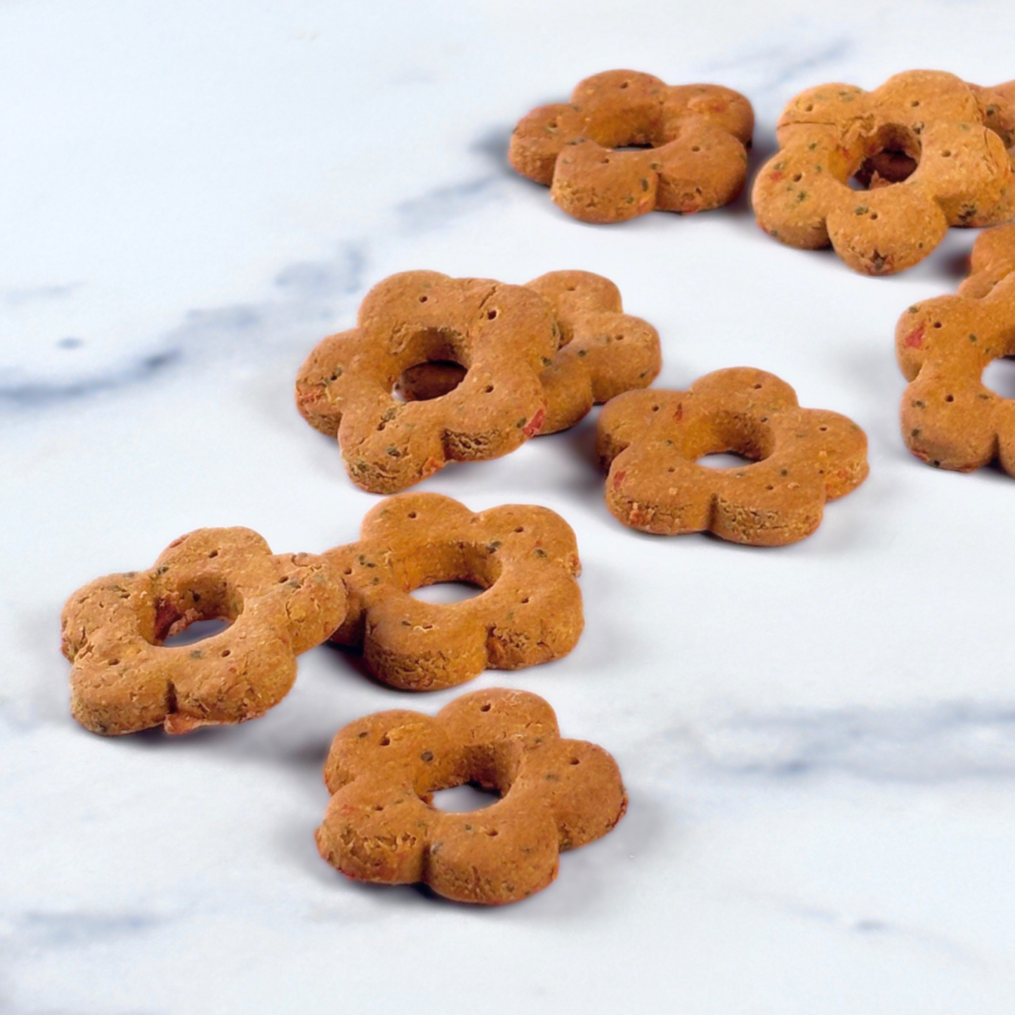 grain free gluten free cheesy dog treats hand cut artisan small batch daisy bites