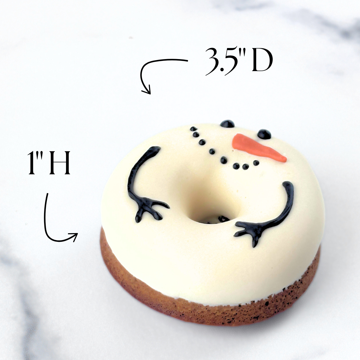 Christmas Donuts for Dogs | Gluten-Free Peanut Butter + Banana Dog Treat Dog Donuts