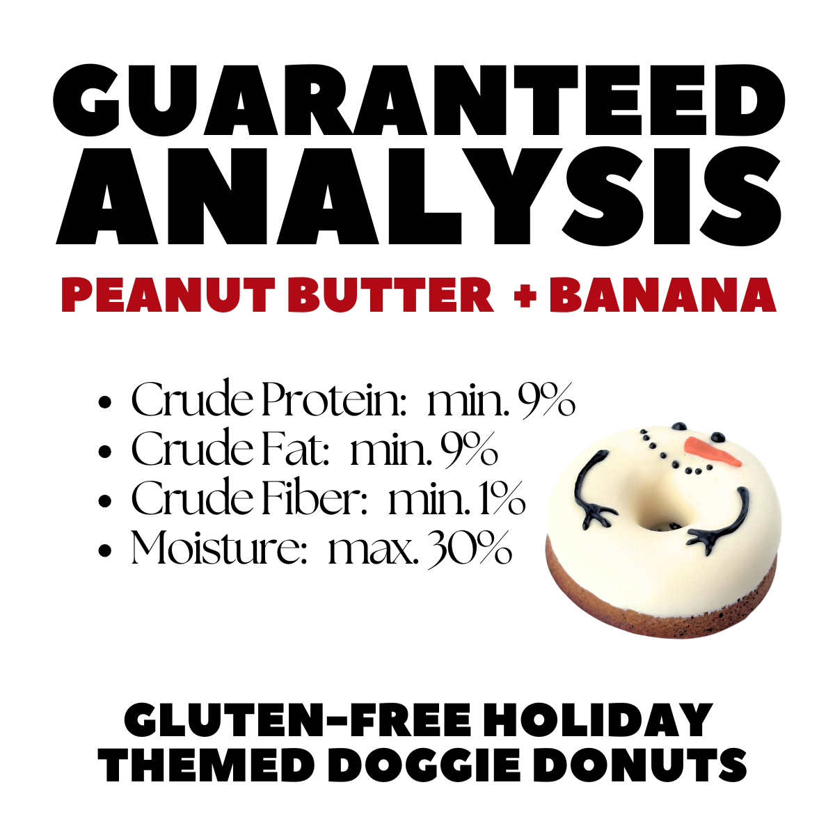 Christmas Donuts for Dogs | Gluten-Free Peanut Butter + Banana Dog Treat Dog Donuts
