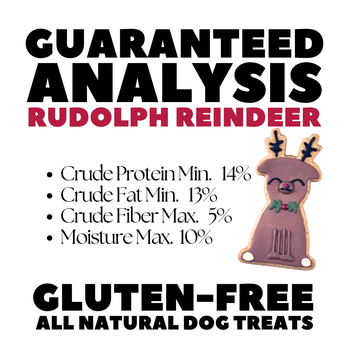 Christmas Treats for Dogs | Rudolph Dog Treat Gift Set