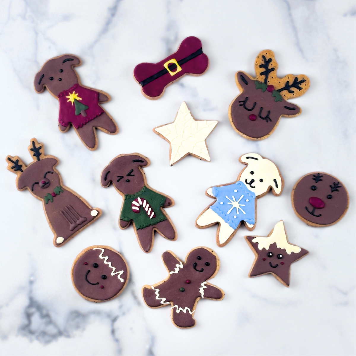 Christmas Treats for Dogs | Christmas Themed Gift Box