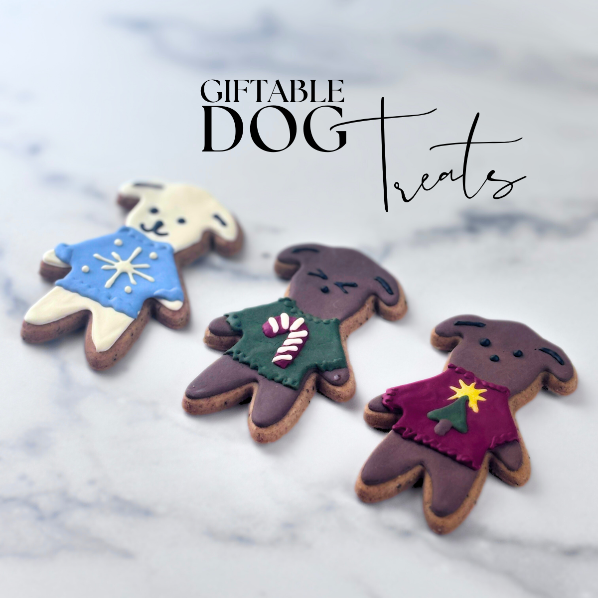 Christmas Treats for Dogs Christmas Gift Idea Dog Treat Gift Box 