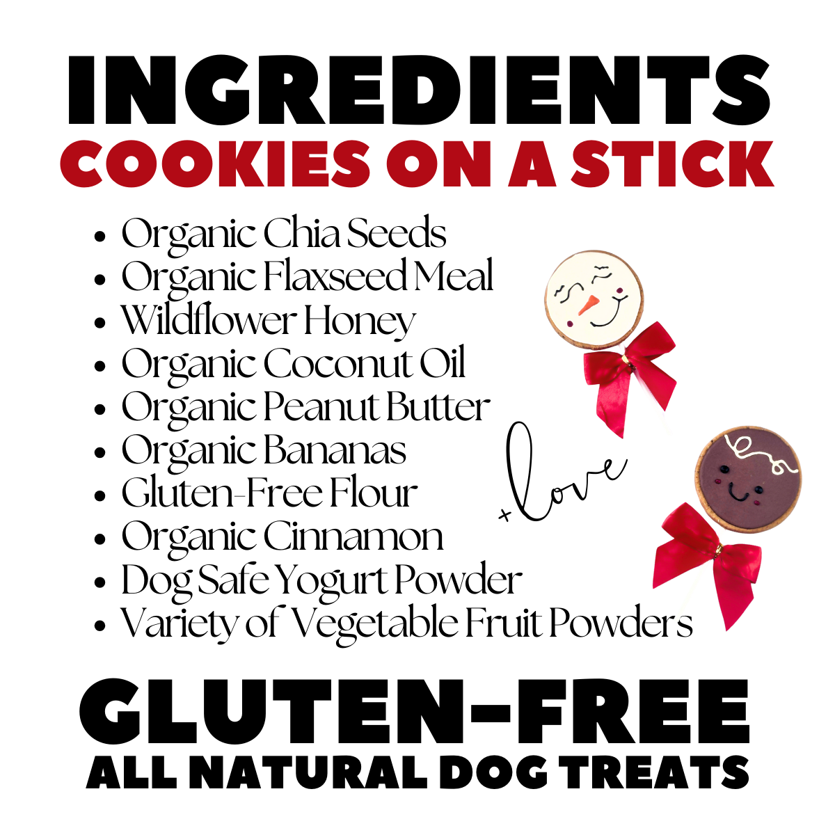 Christmas Treats for Dogs on a Stick | Stocking Stuffer | Gift for Dog