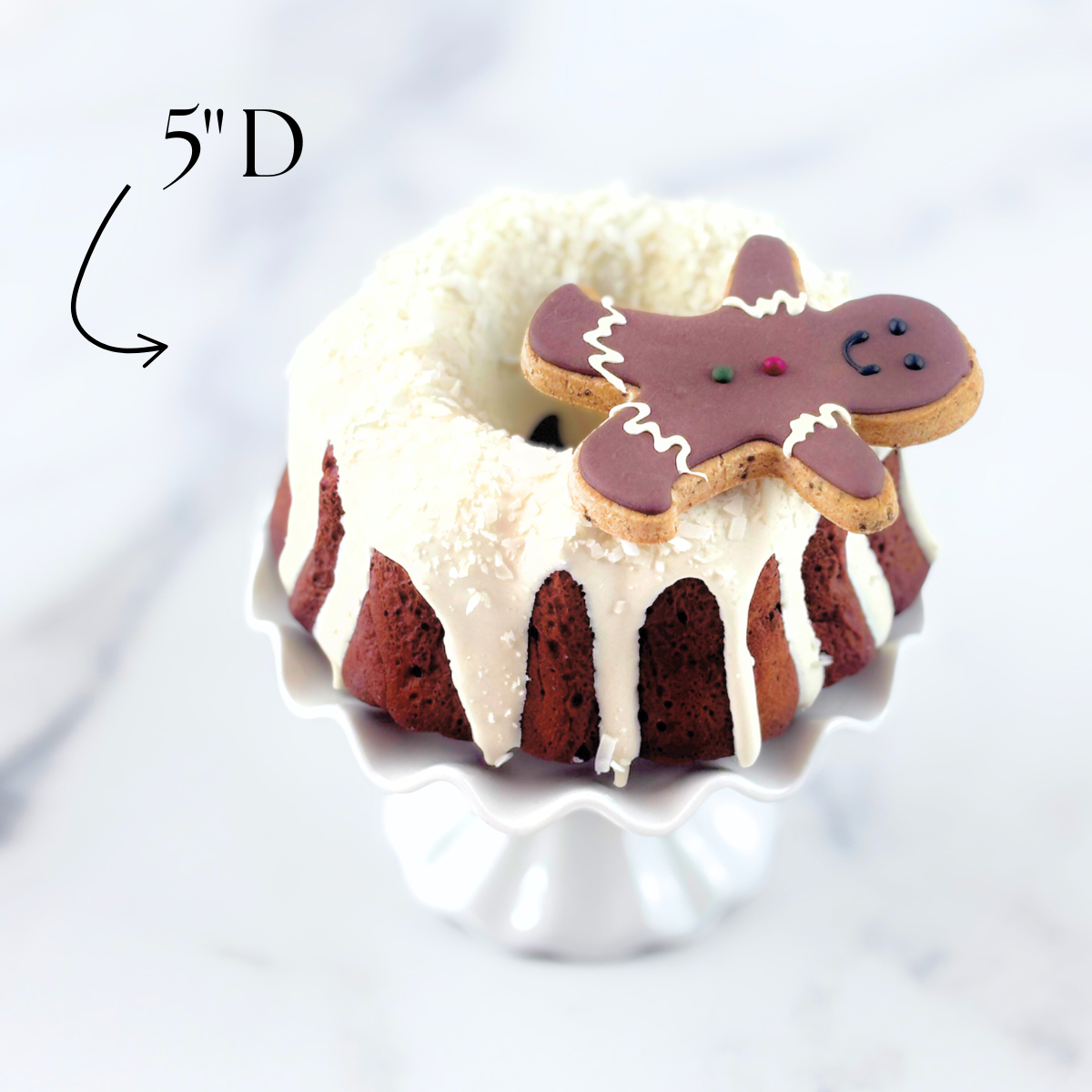 Christmas Dog Cake and Gingerbread Man Dog Treat