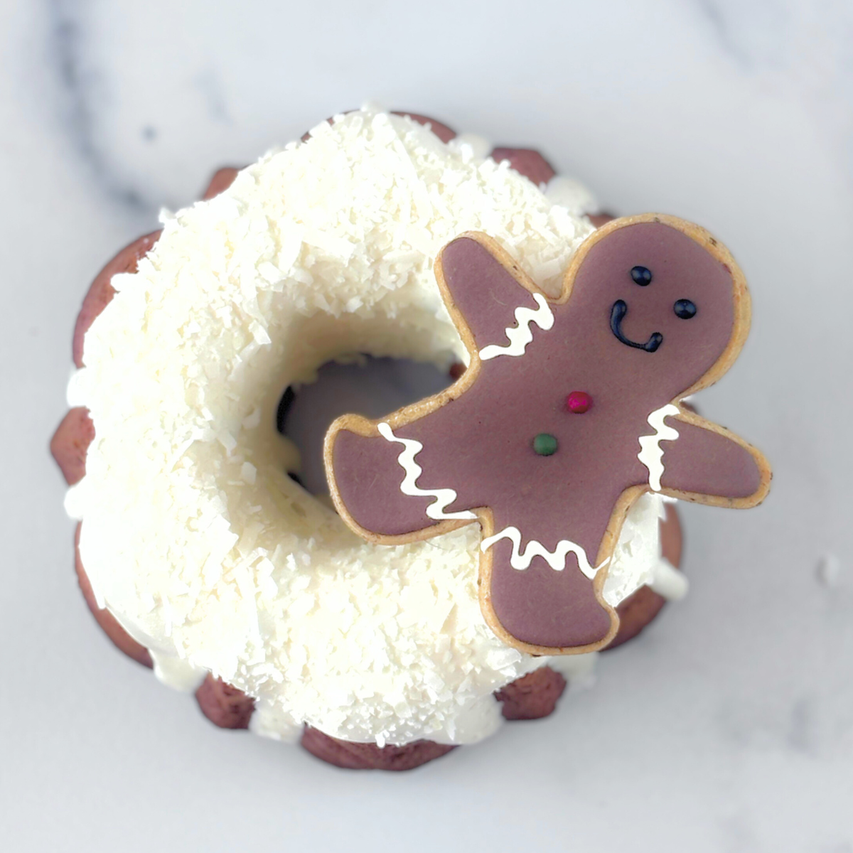 Christmas Dog Cake and Gingerbread Man Dog Treat