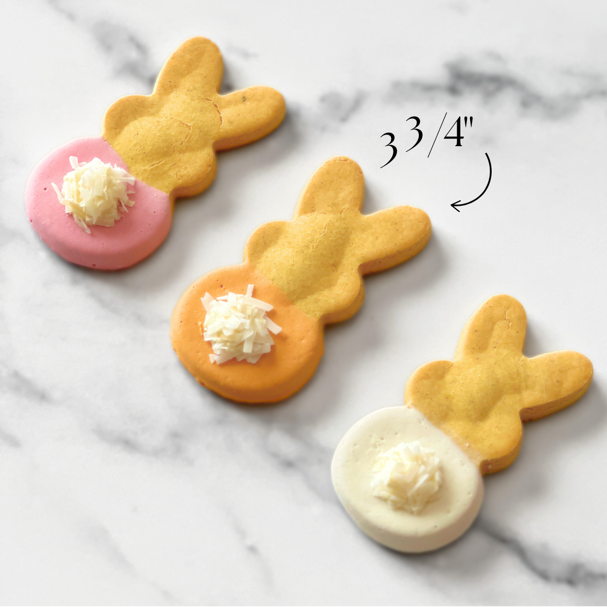 Cottontail Easter Bunnies Dog Biscuit Treats