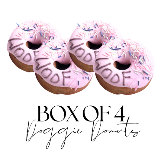 Gluten-Free Peanut Butter + Banana + Cinnamon Doggie Donuts