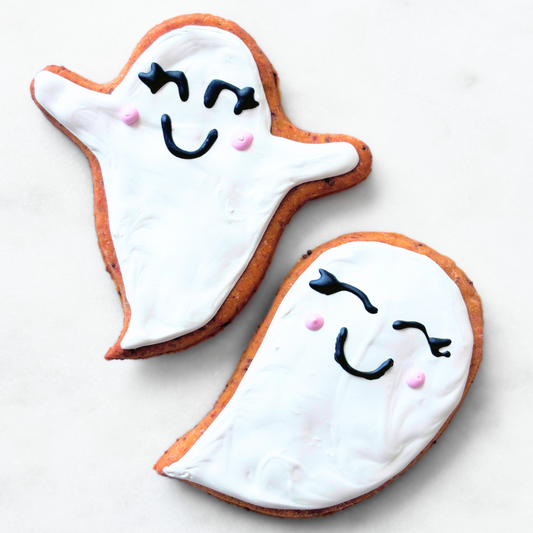 Halloween Themed Ghost Dog Treats - Grain & Gluten-Free, Handmade