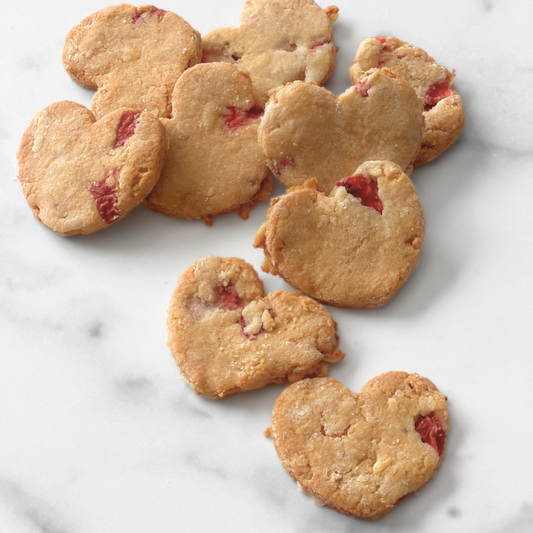 Strawberry Oat Dog Biscuits Treats