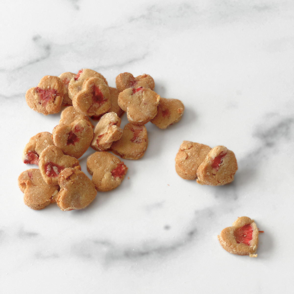 Strawberry Oat Dog Biscuits Treats