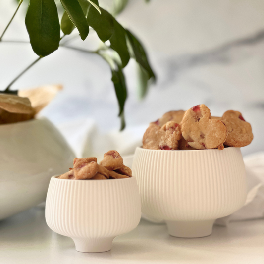 Strawberry Oat Dog Biscuits Treats