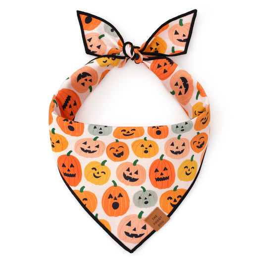 Jack-o'-Lanterns | Reversible Dog Bandana