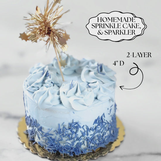 Blue Custom Dog Birthday Cake for Dogs from Daisy Bites Dog Bakery New Orleans